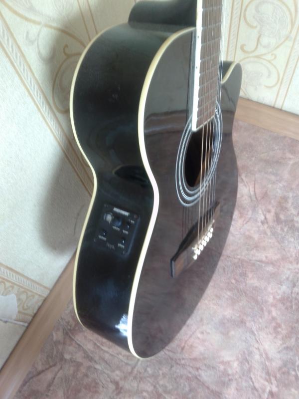 Продам электроакустическую 12ти струнную гитару "Stagg"HANDMDE SA40MJCFI12BK,цвет черный. - Новотроицк