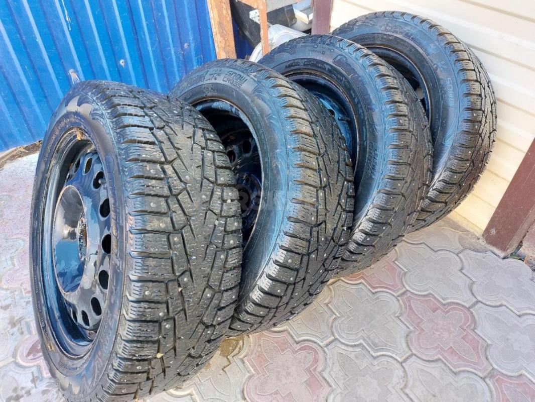 Зимняя Cordiant Snow Cross 215/55/R16 на штампованных дисках, разболтовка 5X114.3. - Орск