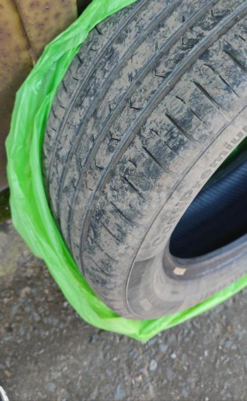 Шины 4 шт 205/55 r16 Continental ContiPremiumContact5, глубина протектора практически не изменена - Орск