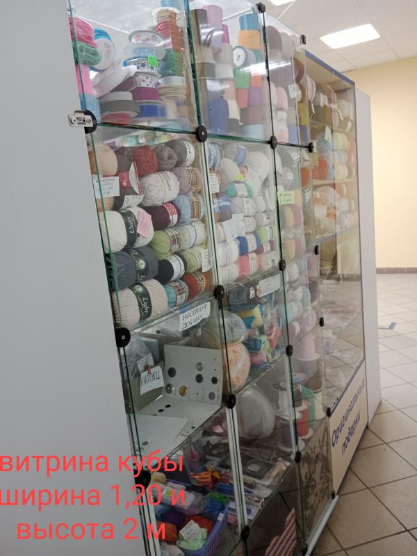 Витрины, тумбы, гардина, эконом панель с крючками - Новотроицк