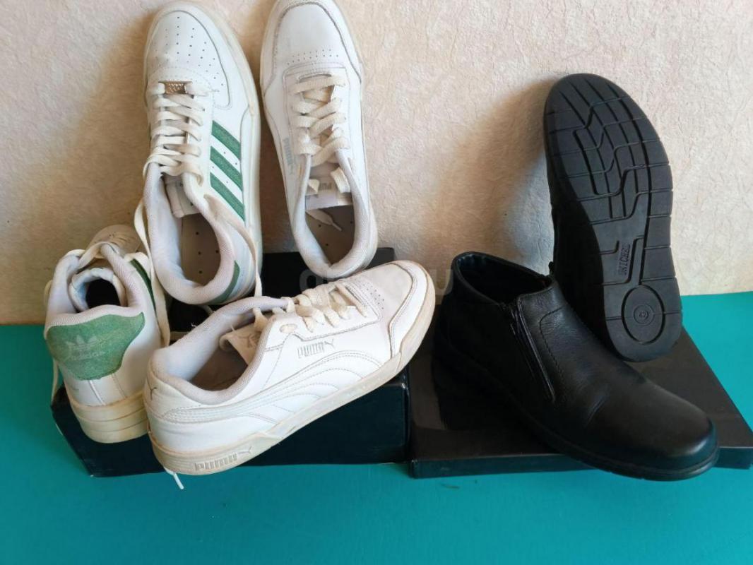 Продам мужские кроссовки белого цвета,фирмы &quot;Адидас&quot;,&quot;PUMA&quot; в ид - Орск