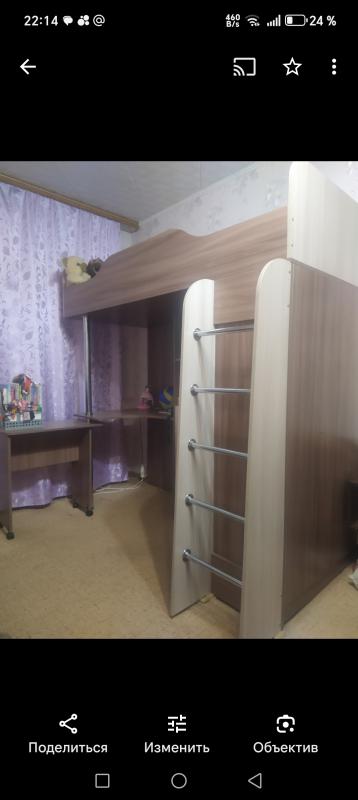 Продам детскую кровать-чердак (кровать, вместительный угловой шкаф, стол) в отличном состоянии. - Новотроицк