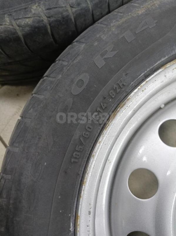Продам в сборе на ваз R14,резина 185/60R14 Pirelli без порезов и грыж - Орск