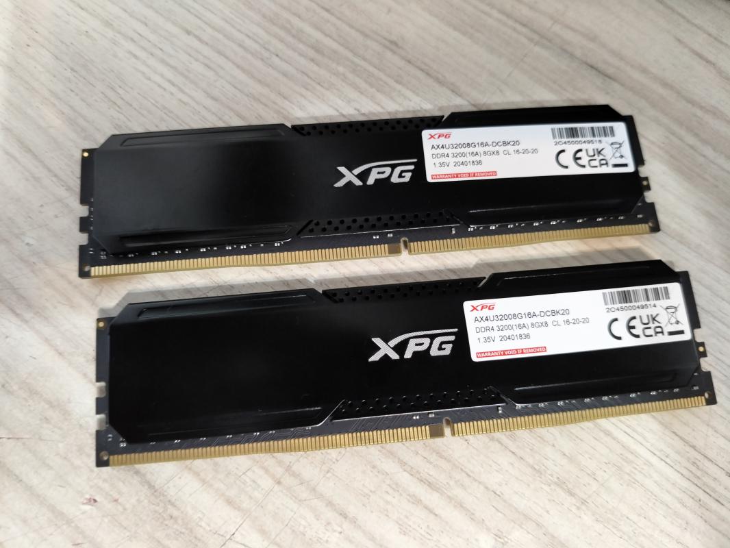 Оперативная память XPG DDR4 16Gb 3200 МГц - Новотроицк