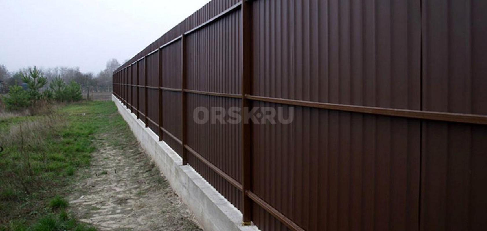 ЗАБОРЫ ИЗ ПРОФЛИСТА, ВОРОТА,КАЛИТКИ- изготовление, монтаж. - Орск