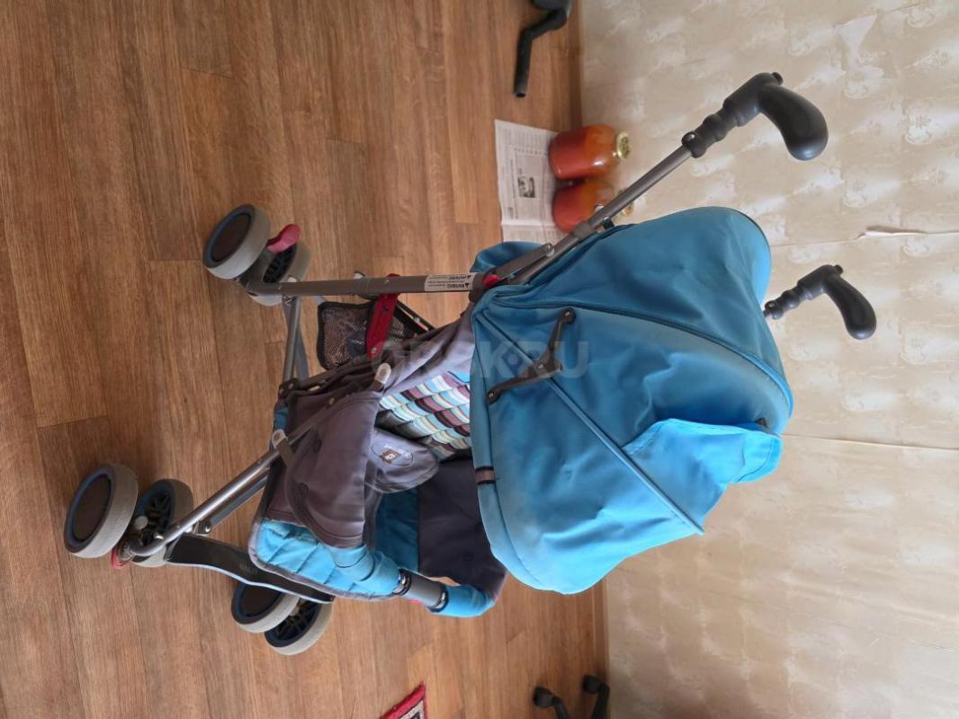 Продам детскую коляску-трость. 2 положения спинки(сидя и полулёжа), корзинка для игрушек, москитная - Орск