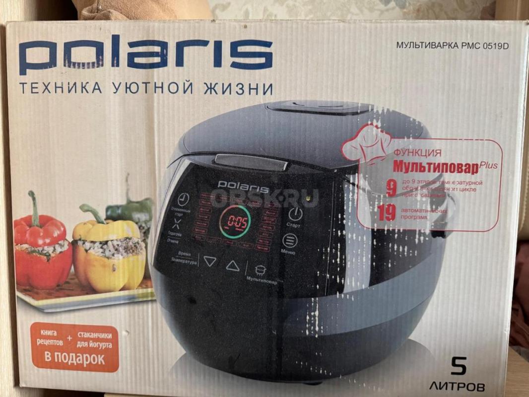 Продам мультиварку POLARIS PMC 0519D 
Б/у 
Все характеристики можно просмотреть в фото - Орск