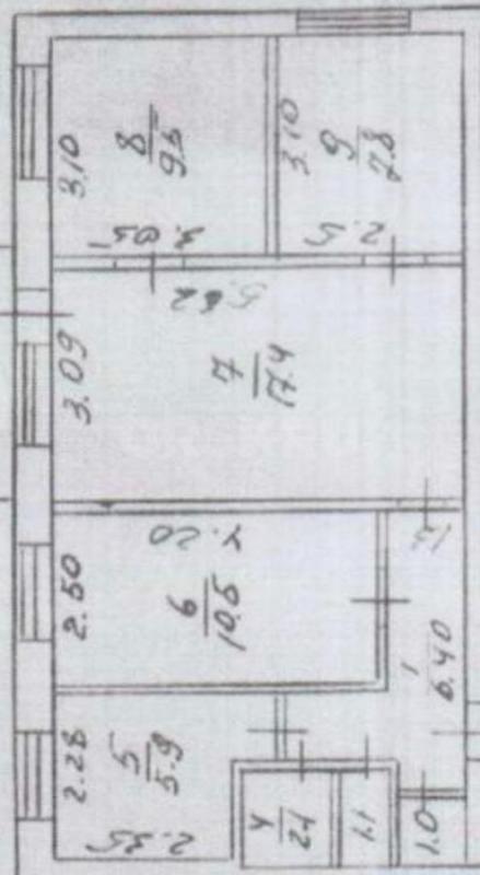 Продается 4-комнатная квартира на 4 этаже по адресу ул Пацаева 11 (ост. - Орск