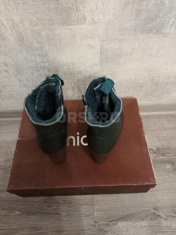 Новые зимние полусапожки 37 размер, натуральная кожа, мех. - Орск