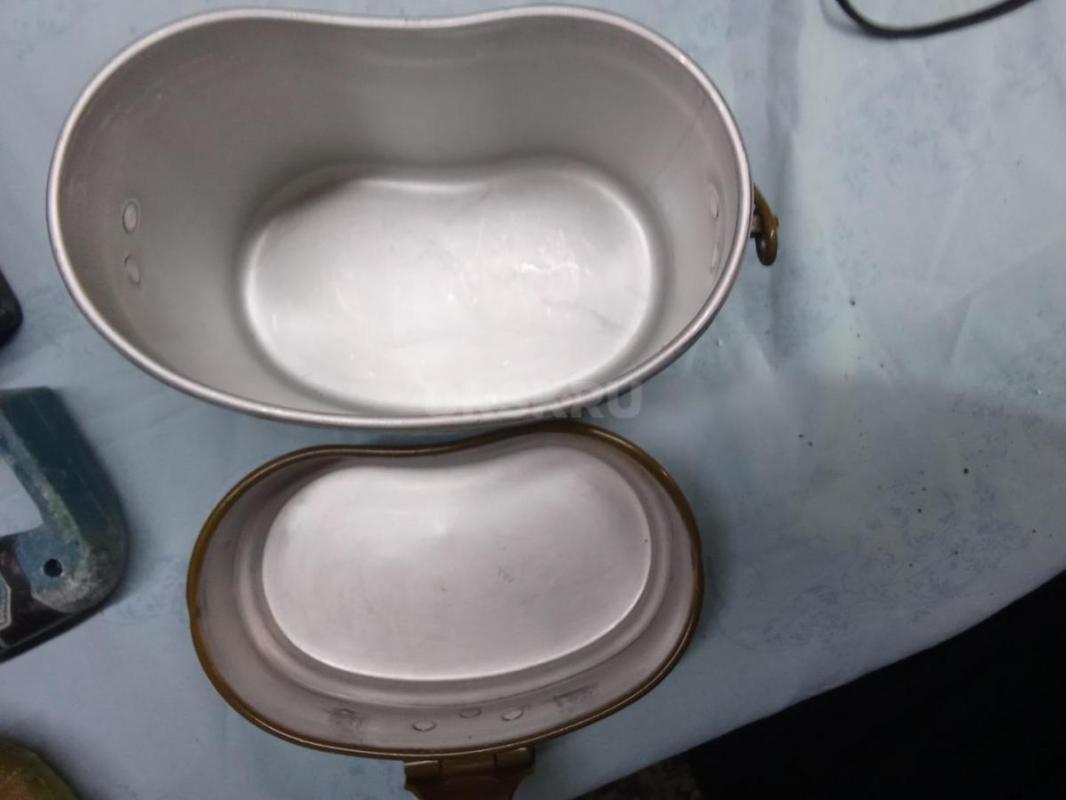 Новые фляжки и котелки военные, цена за 1шт - Орск