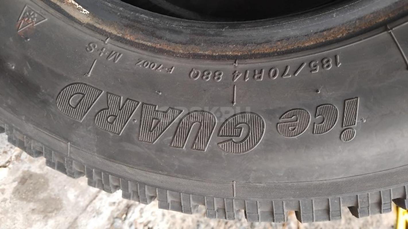 Продам зимнюю резину YOKOHAMA 185/70 R 14 в отличном состоянии, без грыж и порезов. - Орск