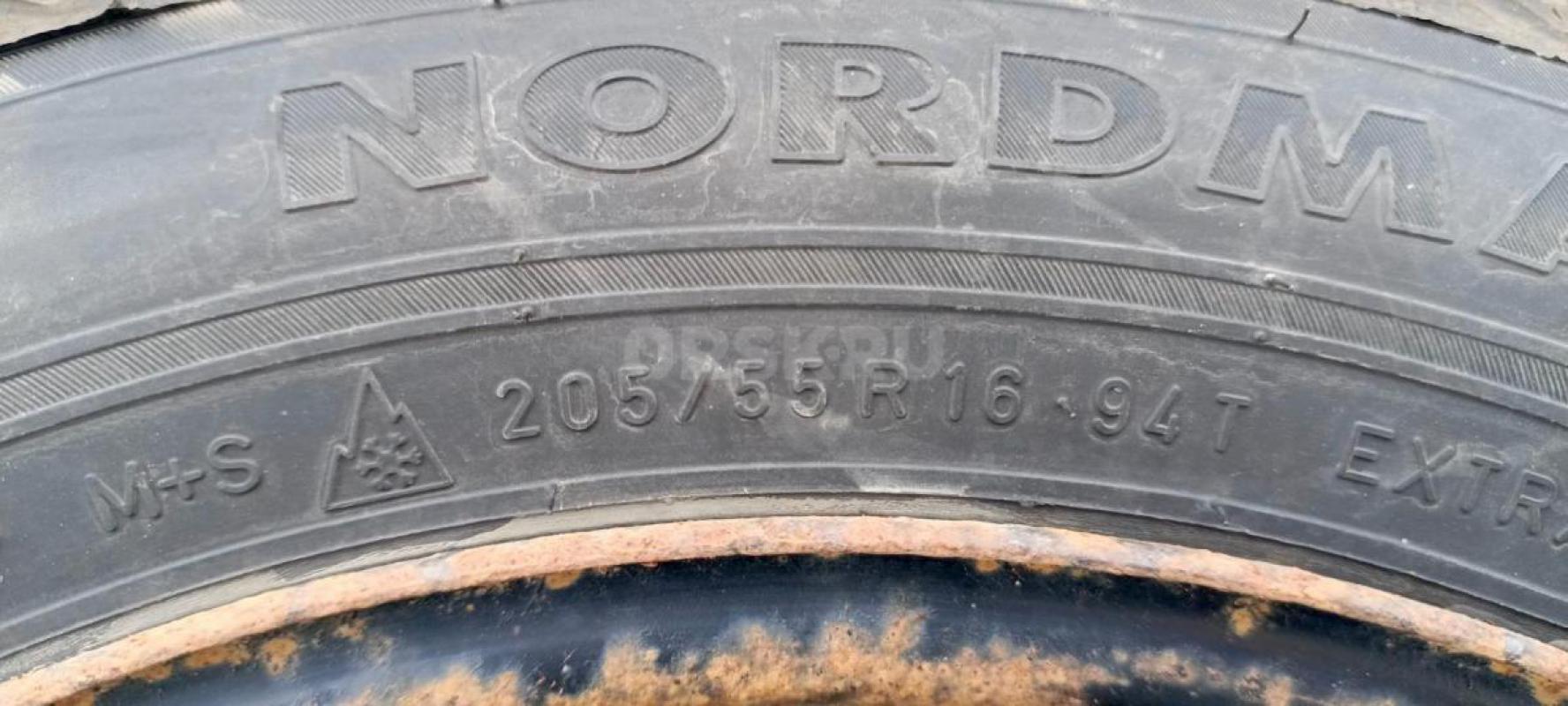 Нортман 5 205х55х16 в отличном состоянии 4 в сборе + один баллон в подарок разболтовка 5х114.3 - Орск