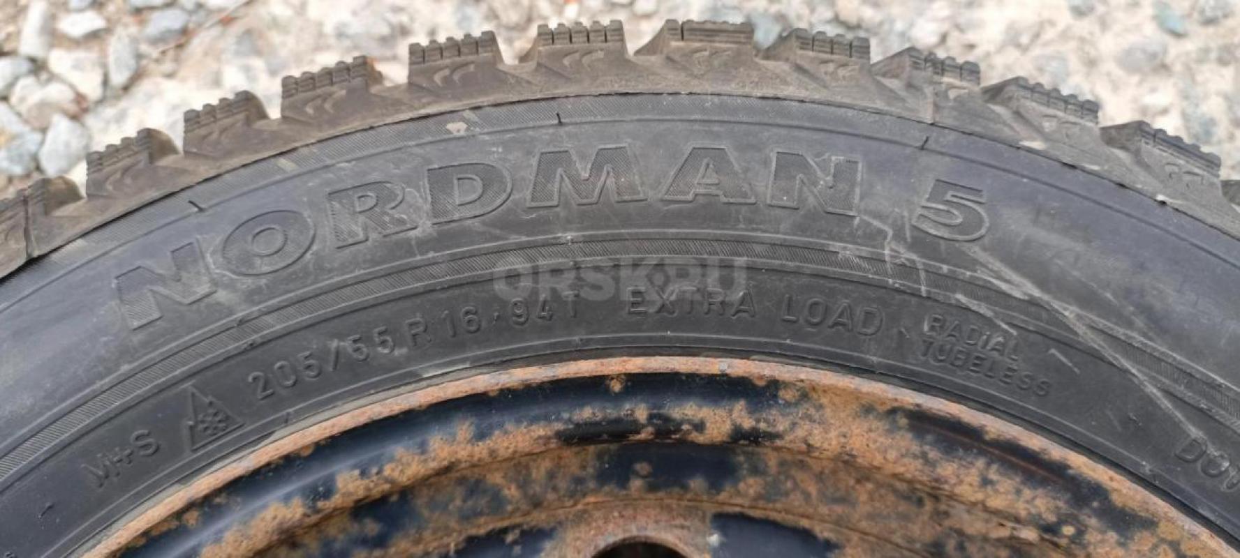 Нортман 5 205х55х16 в отличном состоянии 4 в сборе + один баллон в подарок разболтовка 5х114.3 - Орск