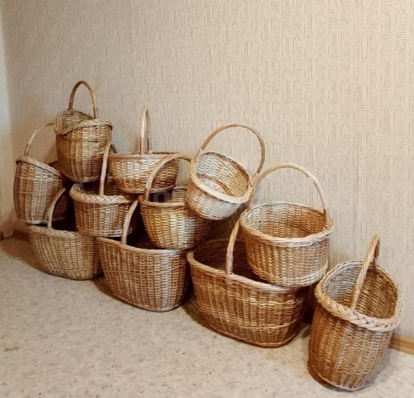 Корзины ручной работы из натурального ивового прута - Орск