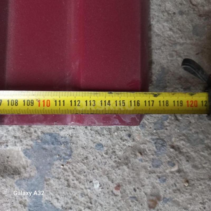 Продам профлист 1,16х1,24 по 1000 рублей за лист (4 листа вишневый цвет)
Б/у профлист оцинкованный - Орск