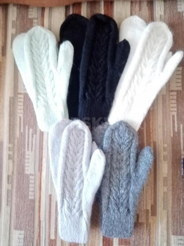 Женские варежки пуховые и шерстяные. - Орск