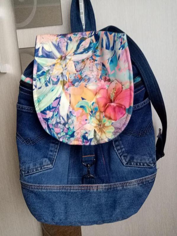 Сумки шоперы и рюкзаки из джинсовой ткани. - Орск