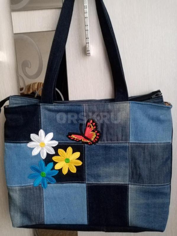 Сумки шоперы и рюкзаки из джинсовой ткани. - Орск