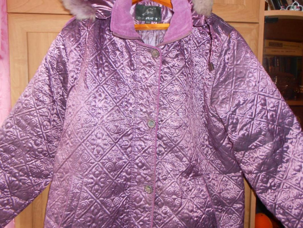 куртка осенняя  дубленка шуба 58-60 размер  шапка=2 тыс - Орск