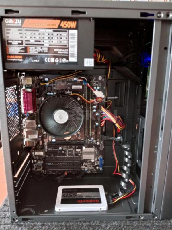 Системный блок в отличном состоянии:
- процессор: INTEL i5 - 4590 (4 ядра, 4 потока), сокет 1150
- - Орск