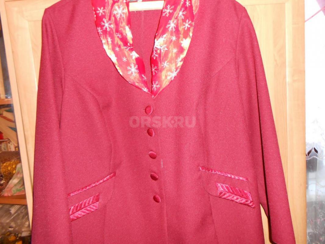 пиджак женский 56-58 размер костюм      кофты теплые-новые-700руб - Орск