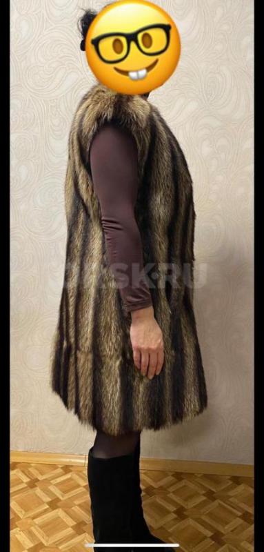 Жилет женский мех енот. - Орск