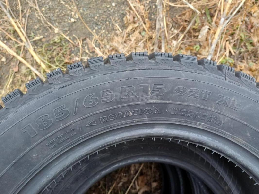 Зимняя резина Нокиан 185 65 15, 2024 года, новая, 2 ,3 км проехала - Орск