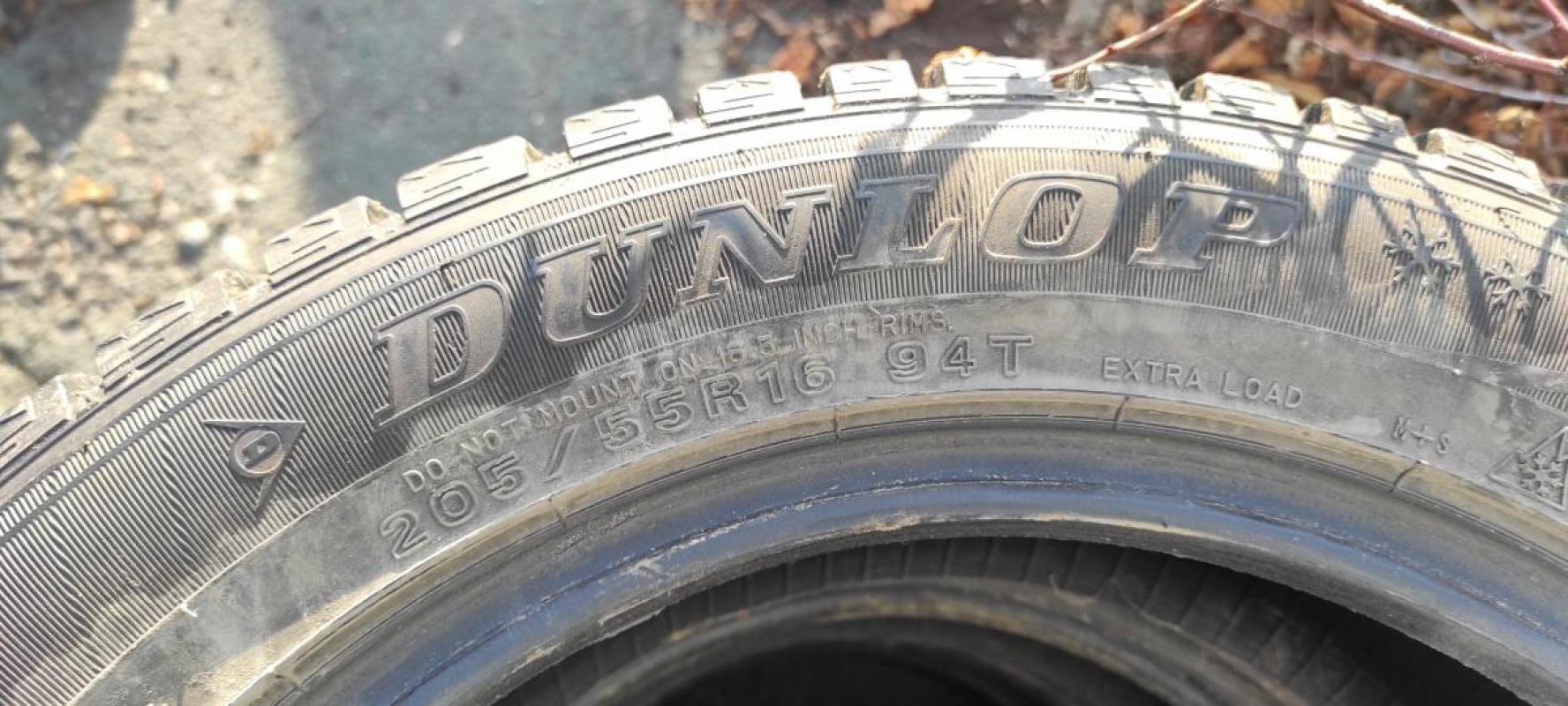 Dunlop 205/55/16. - Орск