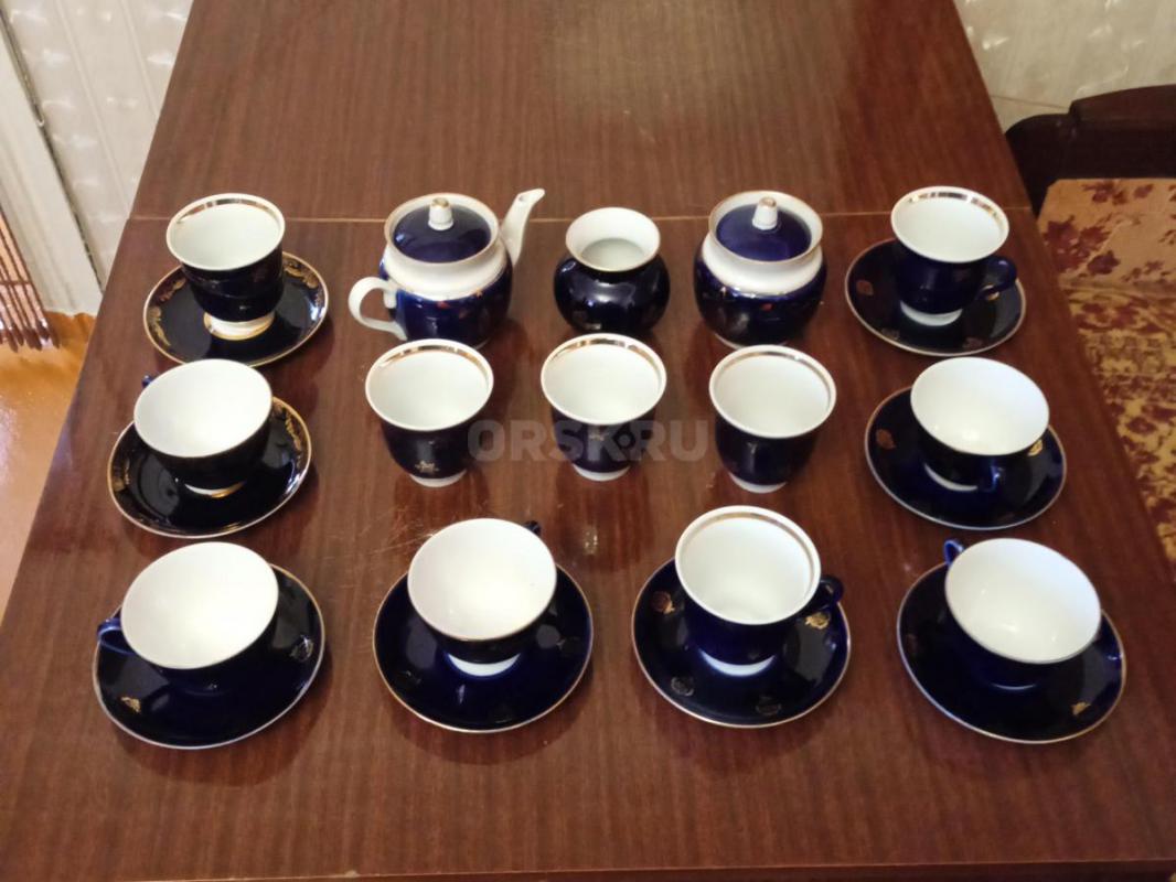 Набор сборного чайного форфороаого сервиза. - Орск