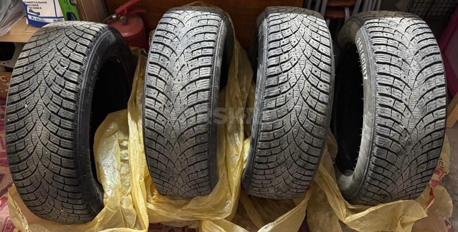 Продам комплект зимней резины Triangle 215/60 R17 в хорошем состоянии. - Орск