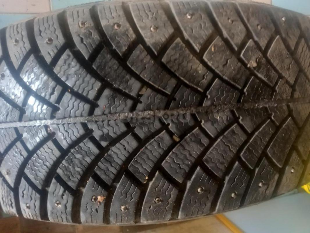 Продам комплект калес зима , диски под покраску , а так ровные , резина гудричь 205*55*16 стояли на - Орск