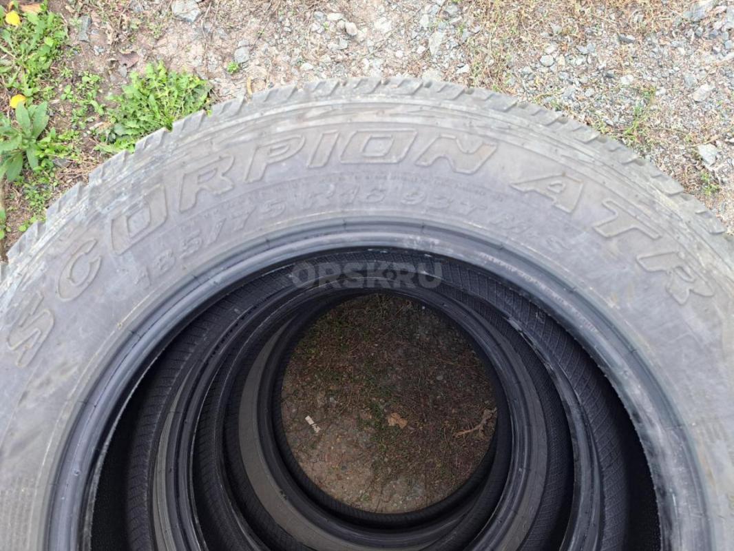 Продам новые шины 5шт (пробег 2000км) Пирелли R16 185/ 75. - Орск
