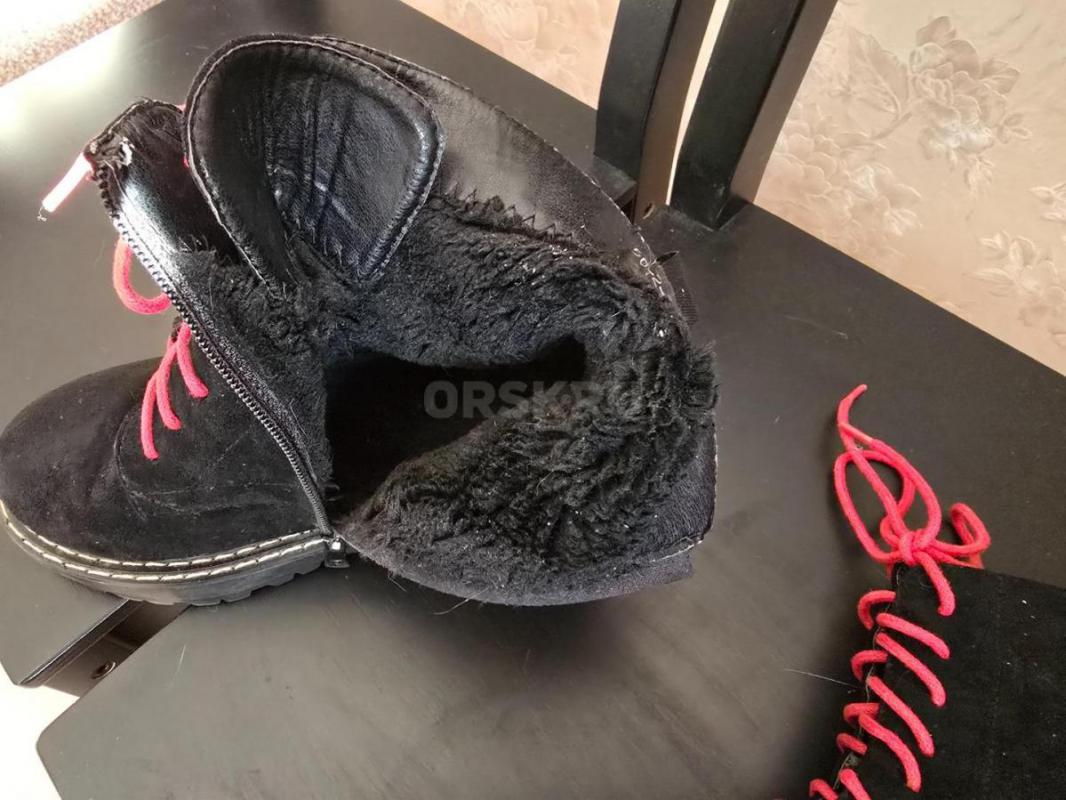 Ботинки утепленные размер 36 кожа мех - Орск