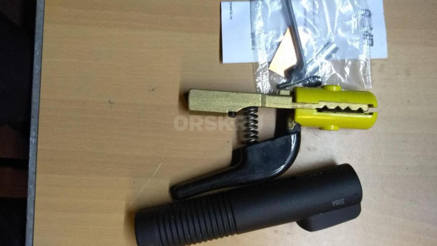 Держатель сварочных электродов 500ампер, латунь - Орск