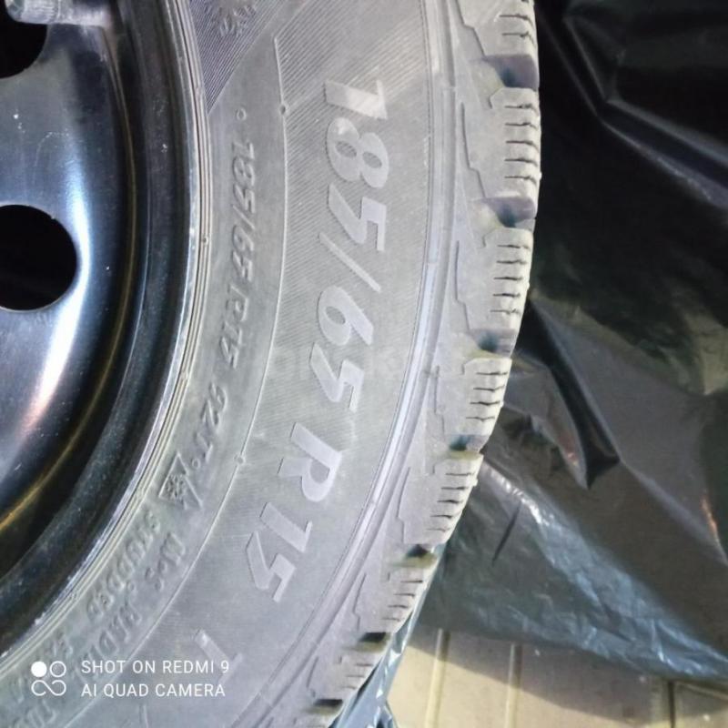 Зимняя шипованная резина 185/65/15 с дисками на ниссан альмера матадор - Орск