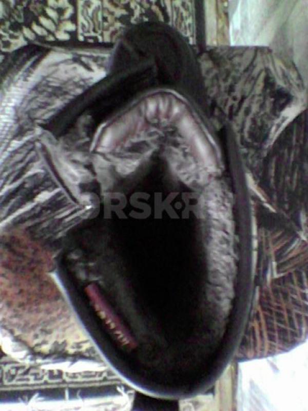 Продам новые из натуральной кожи зимние берцы на хорошей, толстой, нескользящей подошве, коричневого - Орск