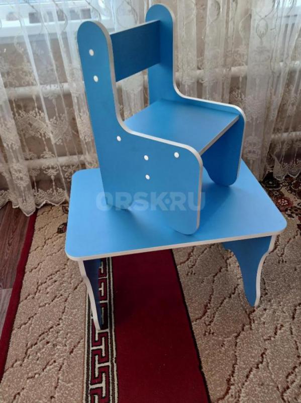 Комплект детской мебели : NiKA – KiDS; стол + стул для ребенка 3-7 лет в отличном состоянии, прочный - Орск