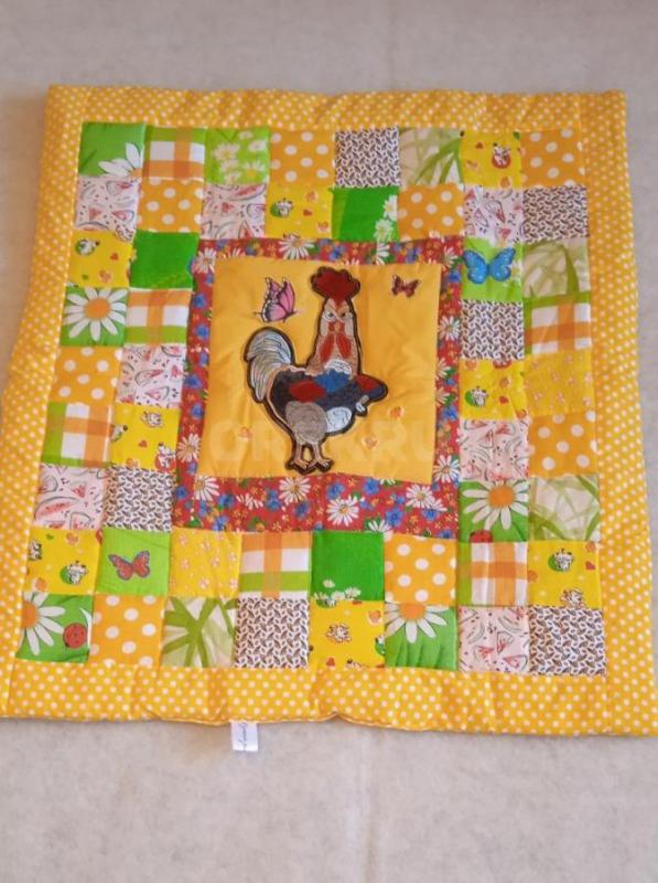 Детское лоскутное стеганое одеяло для новорожденных Петушок! - Орск