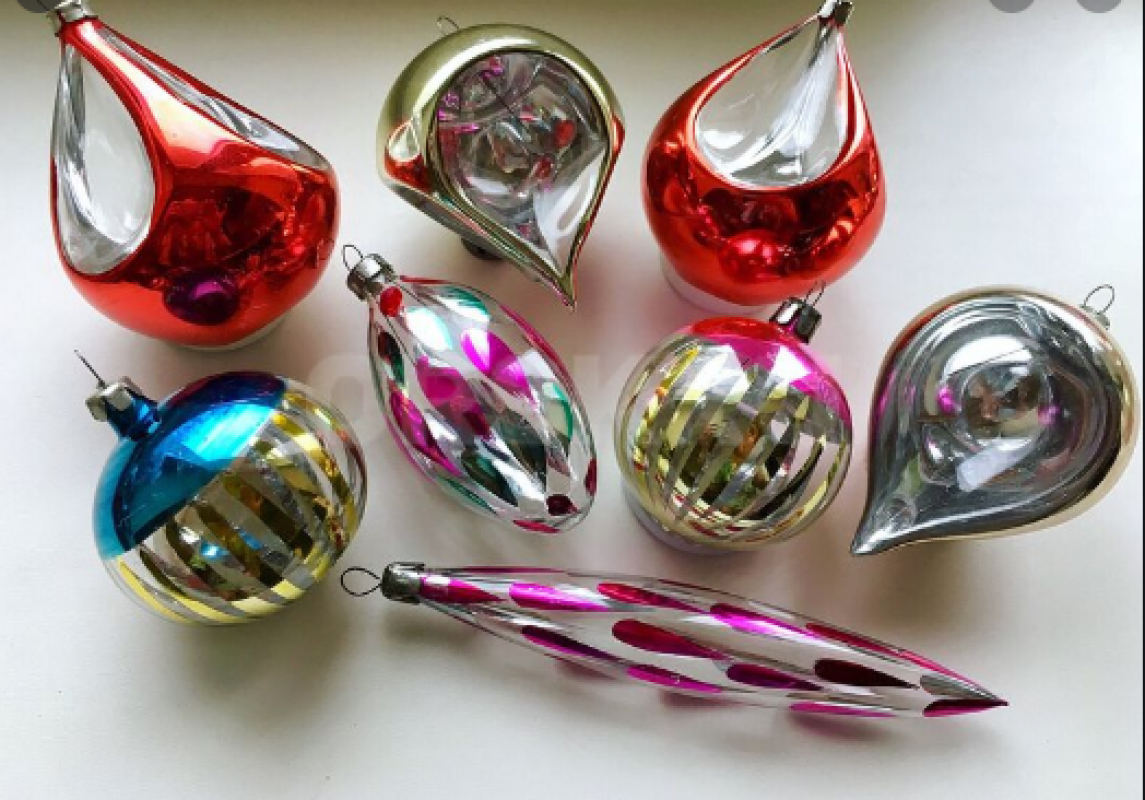 КУПЛЮ елочные игрушки производства СССР, ватные, стеклянные, бумажные, картонные, другие елочные укр - Орск