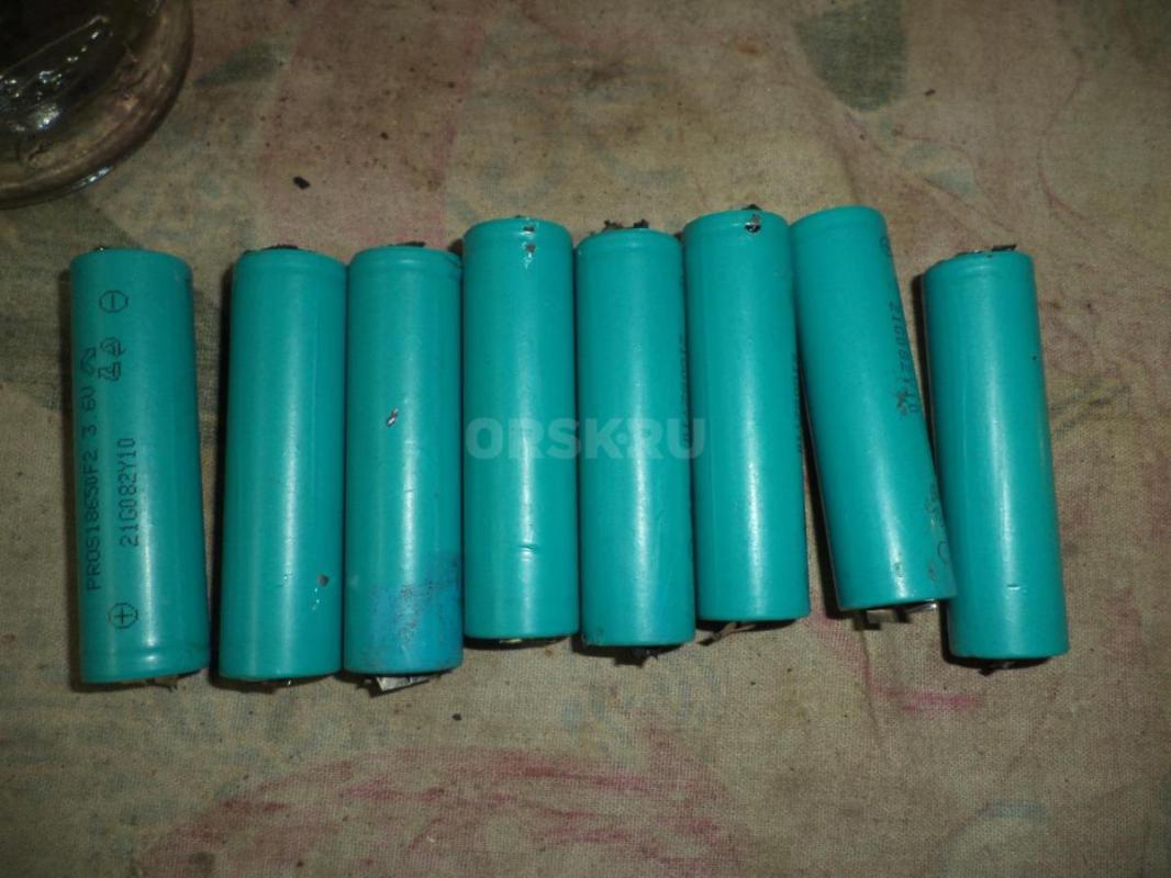 Аккумуляторы литевые бу. - Орск