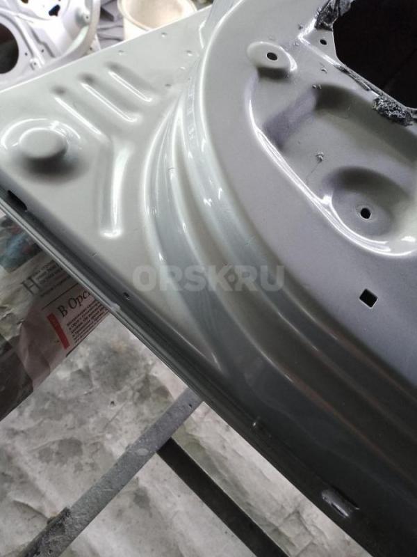 Дверь на Весту после ремонта, покрашена с двух сторон. - Орск