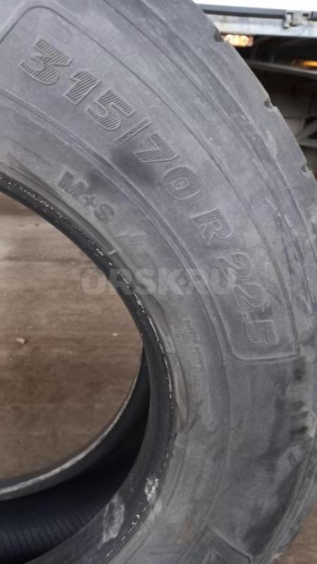Продам б/у:
- грузовое рулевое колесо Hankook 315/8/ 22,5 с диском 15000р.
- грузовое рулевое коле - Орск
