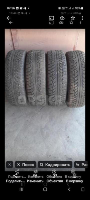 Продам комплект шипованой зимней резины 235×75 Р 15 нов.сост. - Орск