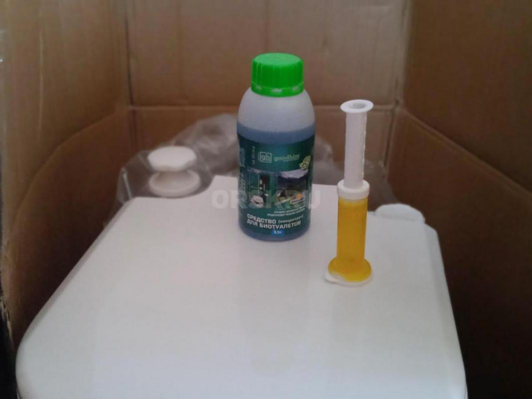 Биотуалет новый с баком на 24 л, с жидкостью и ароматизатором. - Орск