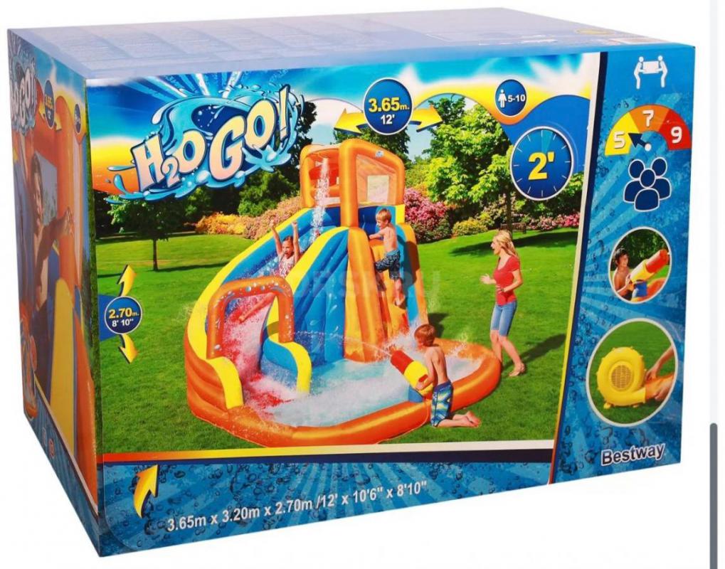 Аквапарк надувной бассейн , 365 х 320 x 270 см, от 5-10 лет Bestway
НОВЫЙ В УПАКОВКЕ - Орск