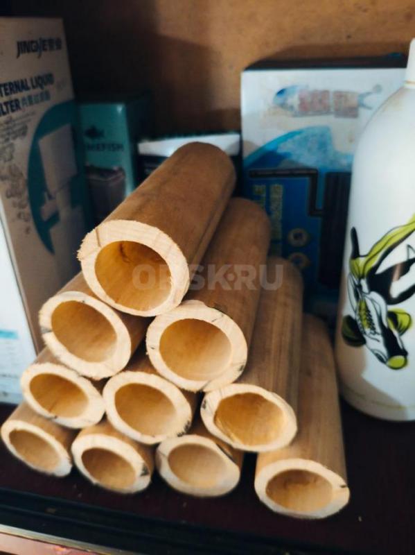 Трубки для сомиков и креветок  из натурального дерева. - Орск