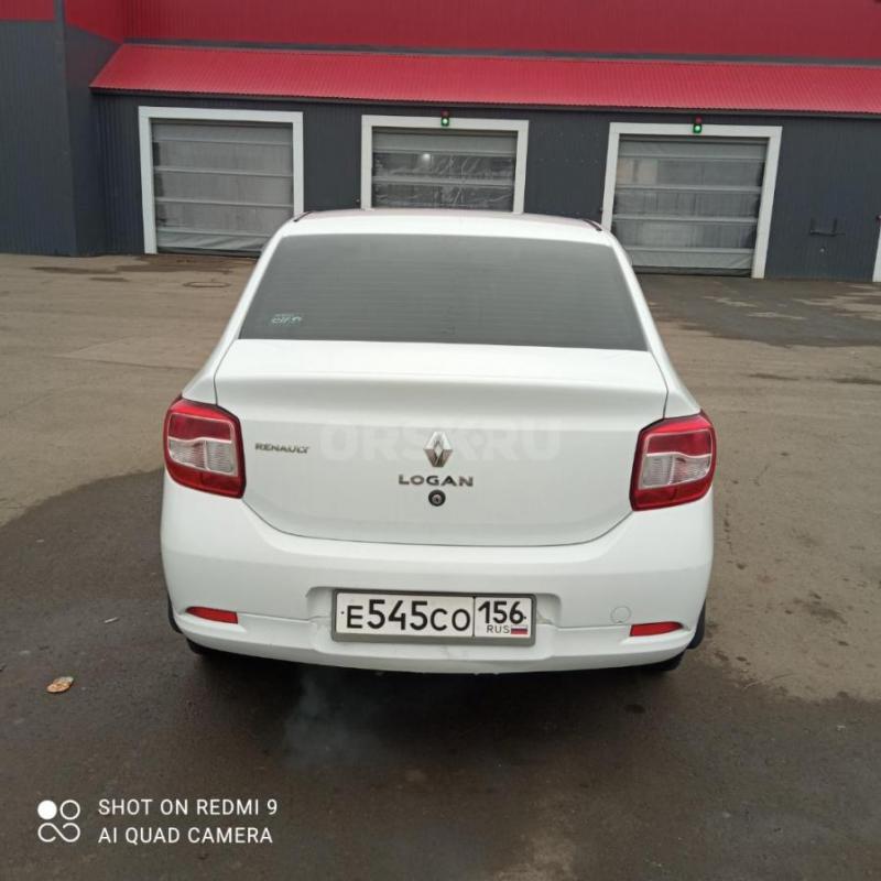 Рено логан 2 , белый цвет, собственник - Орск