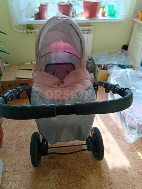 Коляска Siena 2 в 1 (люлька+ прогулочный блок, сумка для мамы). - Орск