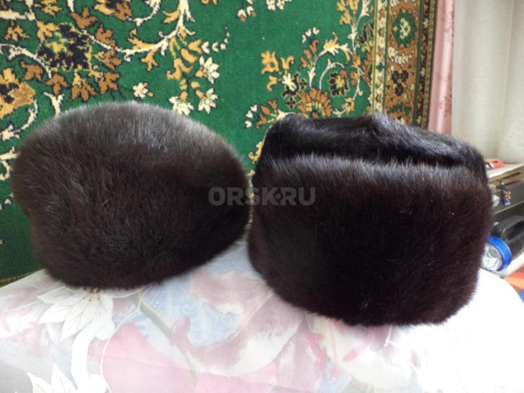 Две шапки норка женская 58р. - Орск