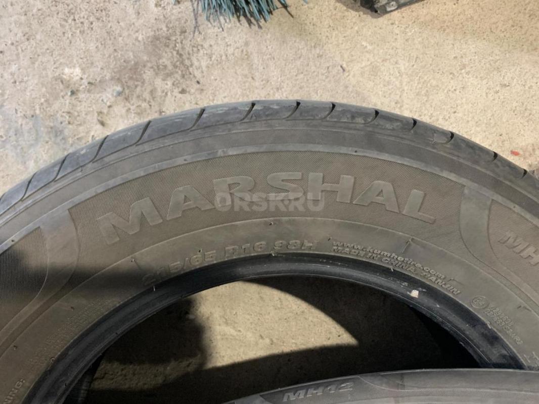 Продам комплект летних импортных шин Маршал в идеальном состоянии. - Орск